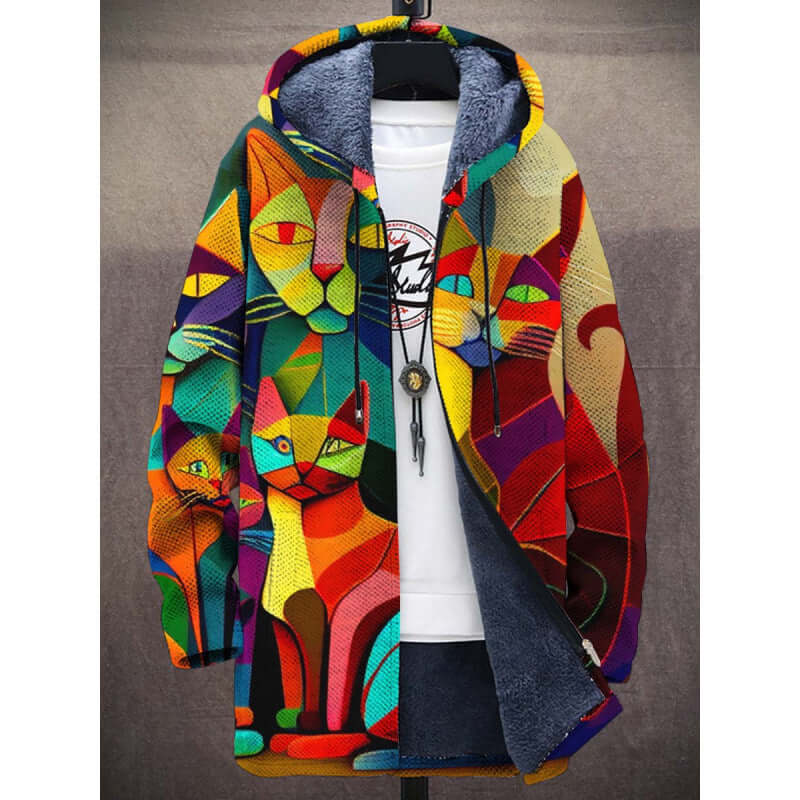 Violet artistic cardigan