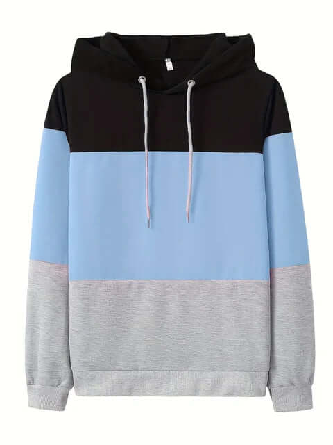 Women's Relaxed Fit Color Block Sweatshirt