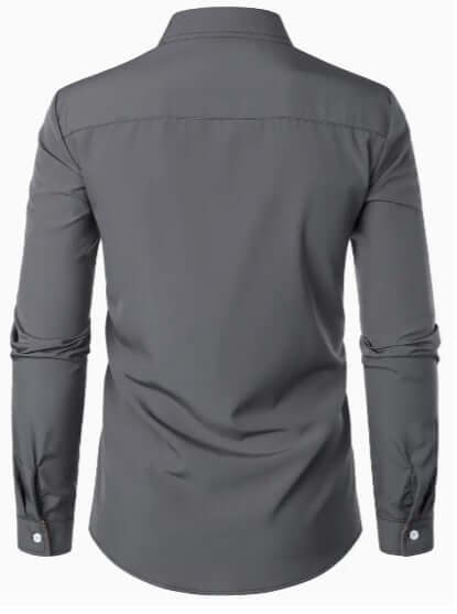 Men's Breathable Long-Sleeve Casual Shirt
