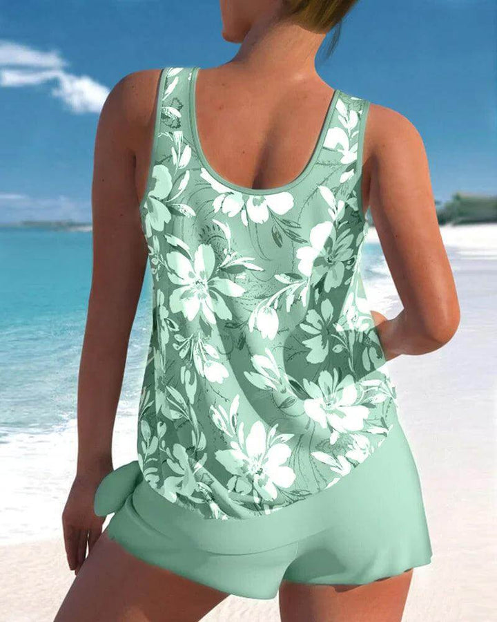Women's Tankini Swimsuit: Two-Piece Swimwear Set