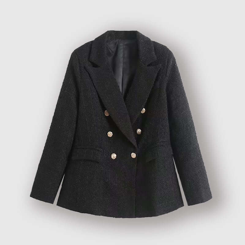 Women's Textured Double-Breasted Blazer