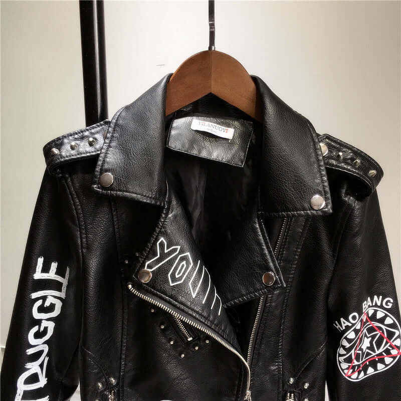 Women's Modern Casual Rivet Jacket