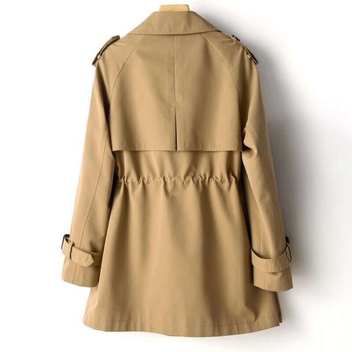 Women's Long Lapel Trench Coat: Stylish & Sophisticated Outerwear