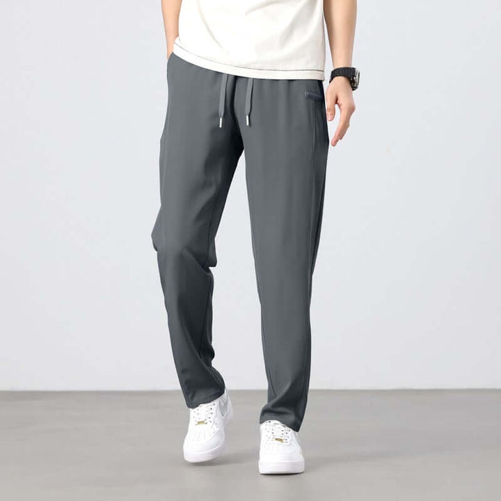 Men's Slim Fit Cotton Joggers - Elastic Waist & Cuffs