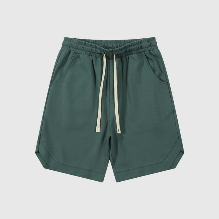 Men's Retro Cotton Twill Sport Shorts: Relaxed Fit