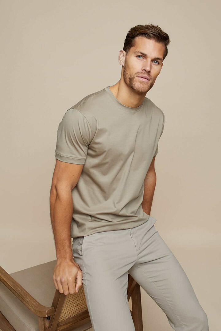 Men's Relaxed Fit Cotton Crew Neck T-Shirt