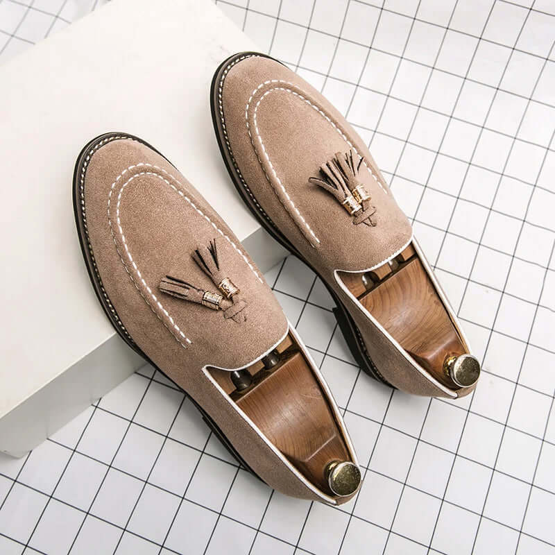 Men's Suede Casual Loafers: Comfortable & Stylish