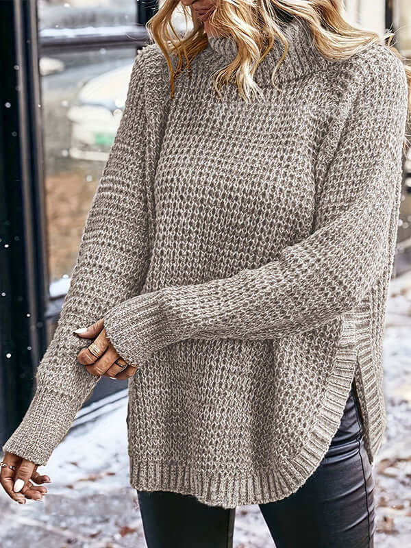 Women's Relaxed-Fit Turtleneck Sweater