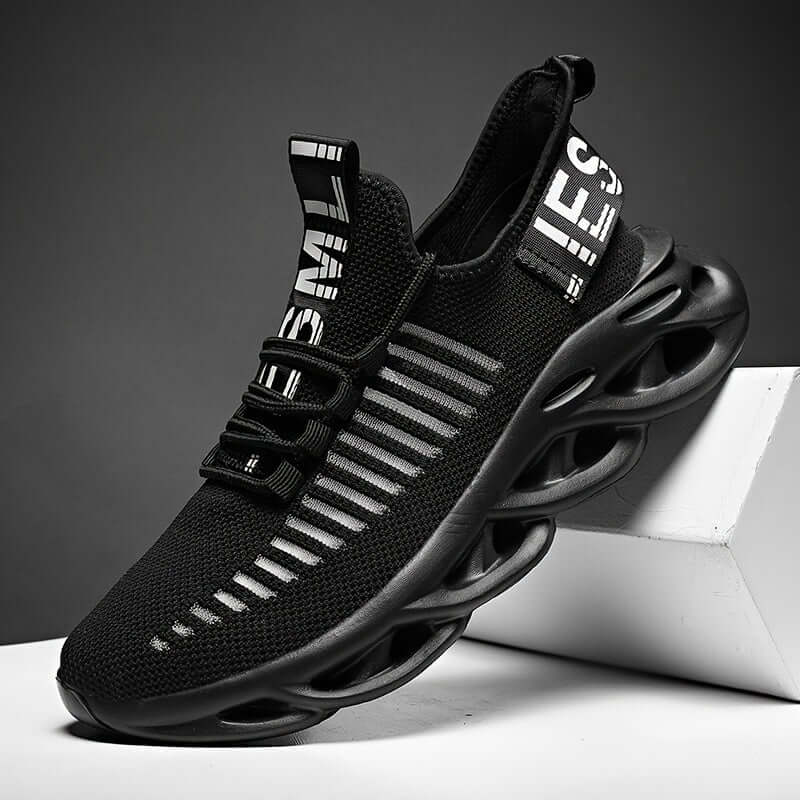Men's Breathable Running Shoes with Cushioned Sole
