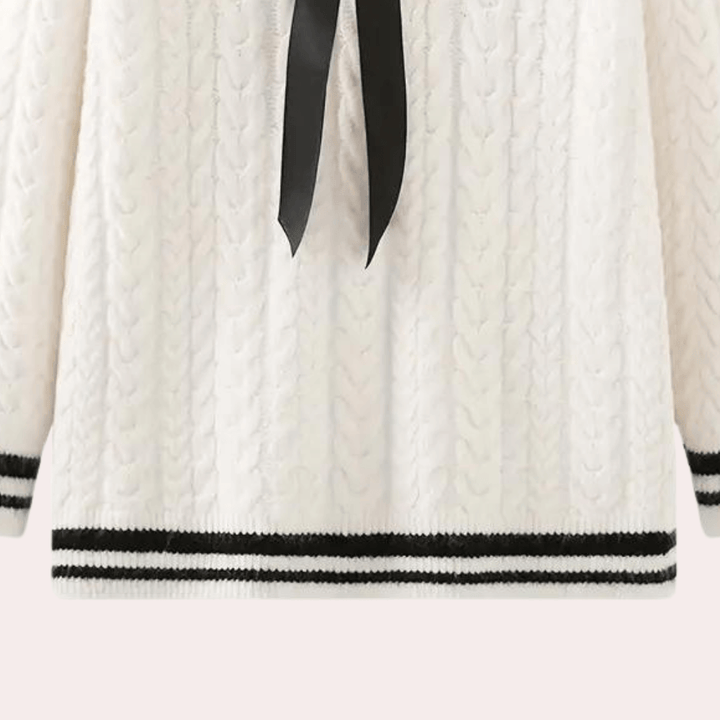Women's Relaxed Fit Knitted Sweater - Soft & Comfortable