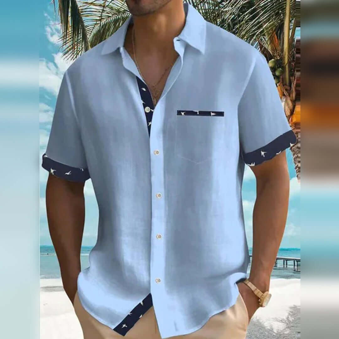 Men's Breathable Short Sleeve Shirt