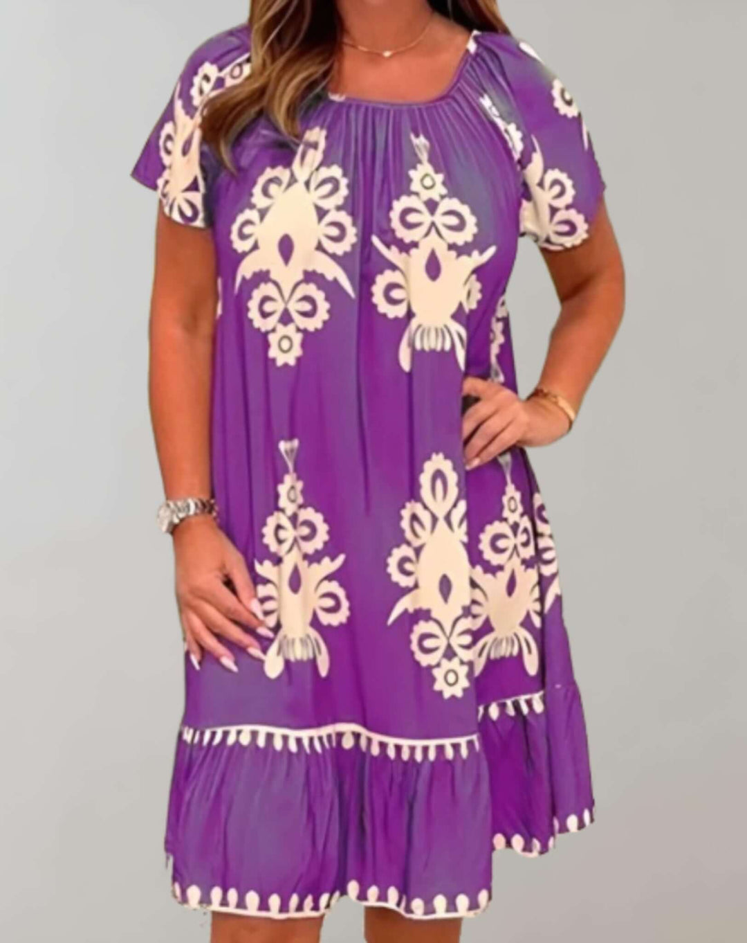 Women's Summer Floral Midi Dress