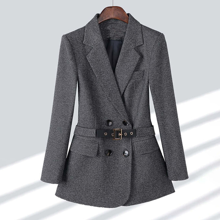 Women's Tailored Belted Blazer