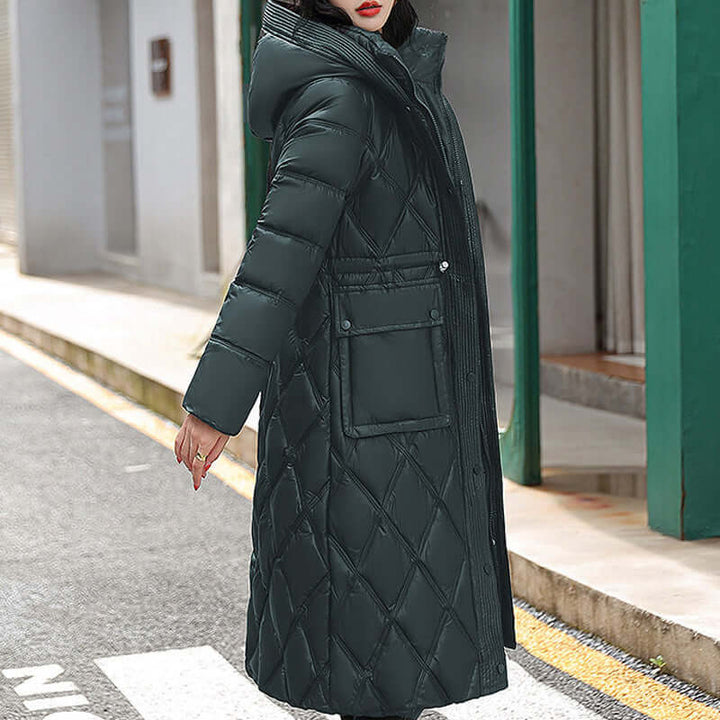Women's Insulated Hooded Jacket: Warm & Stylish Winter Wear