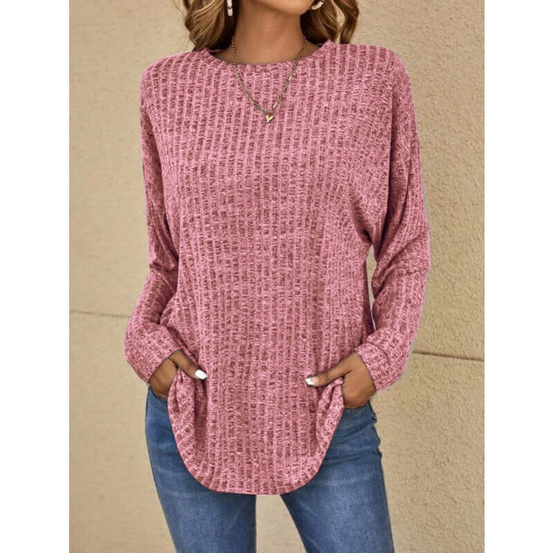 Women's Casual Knitted Stretchy Top