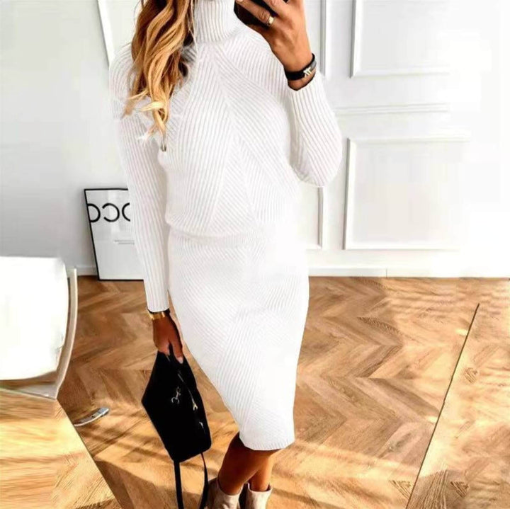 Cozy Knit Pullover Dress: Women's Soft Winter Dress