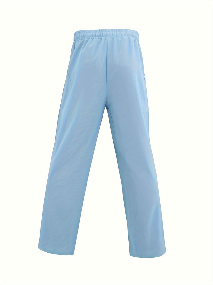 Men's Relaxed Fit Drawstring Linen Pants: Breathable Summer Trousers