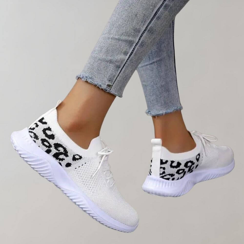 Women's Breathable Knit Mesh Casual Sneakers