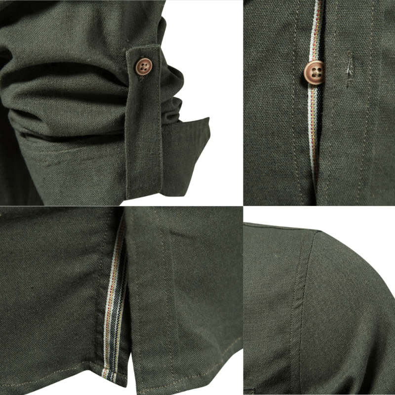 Men's Slim Fit Button-Down Shirt: Casual & Comfortable