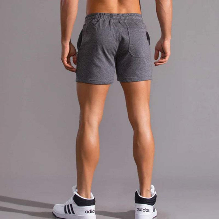 Men's Breathable Cotton Shorts: Elastic Waist, Adjustable Fit