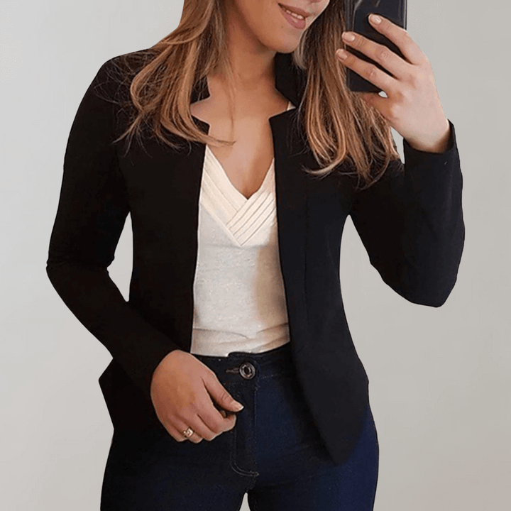 Women's Tailored Open-Front Blazer