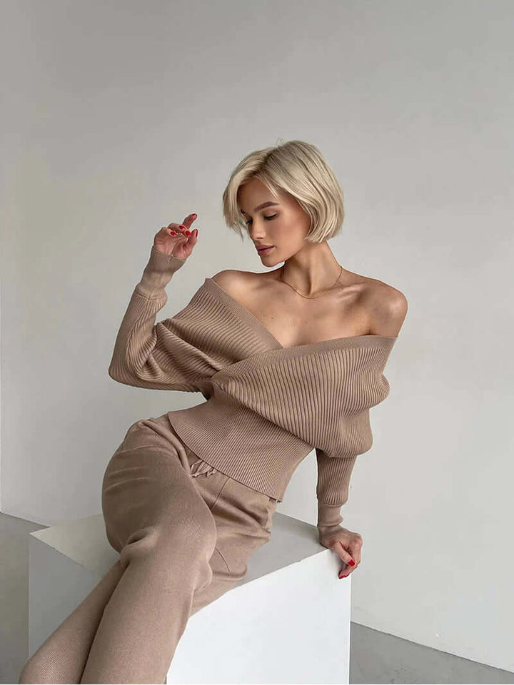 Women's Stylish Two-Piece Viscose Set