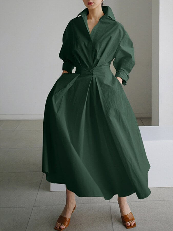Vintage-Inspired Women's A-Line Dress