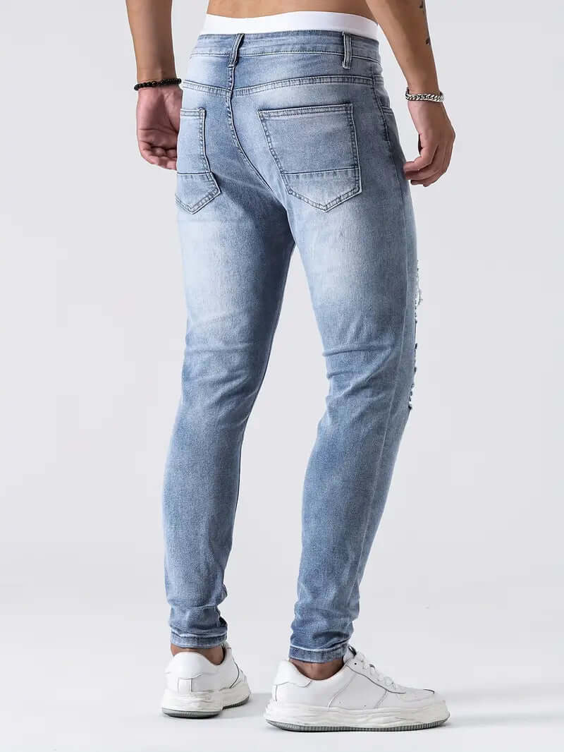 Men's Ripped Skinny Jeans: Casual Comfort & Style