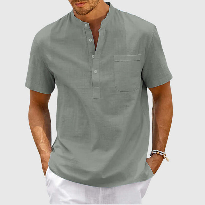 Men's Relaxed Fit Summer Beach Shirt