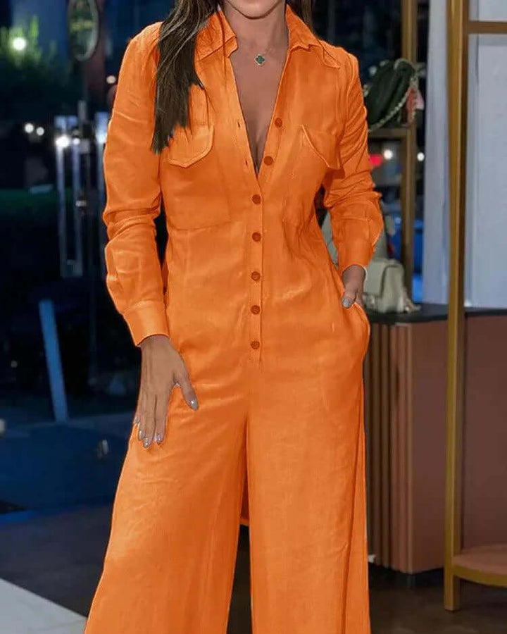 Elegant Sleeveless Wide-Leg Jumpsuit for Women