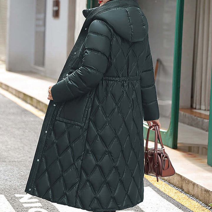 Women's Insulated Hooded Jacket: Warm & Stylish Winter Wear