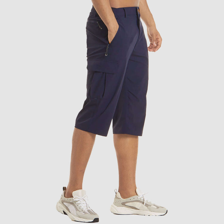 Men's Outdoor Walking Shorts: Multi-Pocket Hiking Shorts