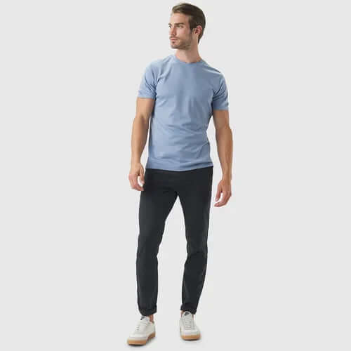 Men's Dirt-Repellent Casual Trousers: Slim Fit Outdoor Pants