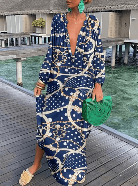 Women's Printed Summer Dress: Elegant & Breathable Sleeveless Dress
