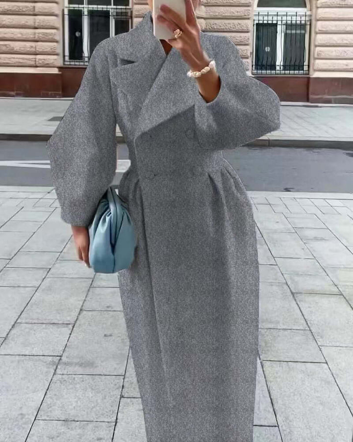 Women's Long Lantern Sleeve Coat