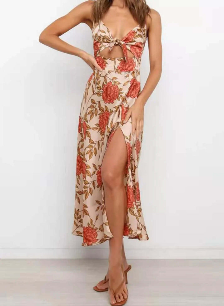 Women's Summer V-Neck A-Line Dress