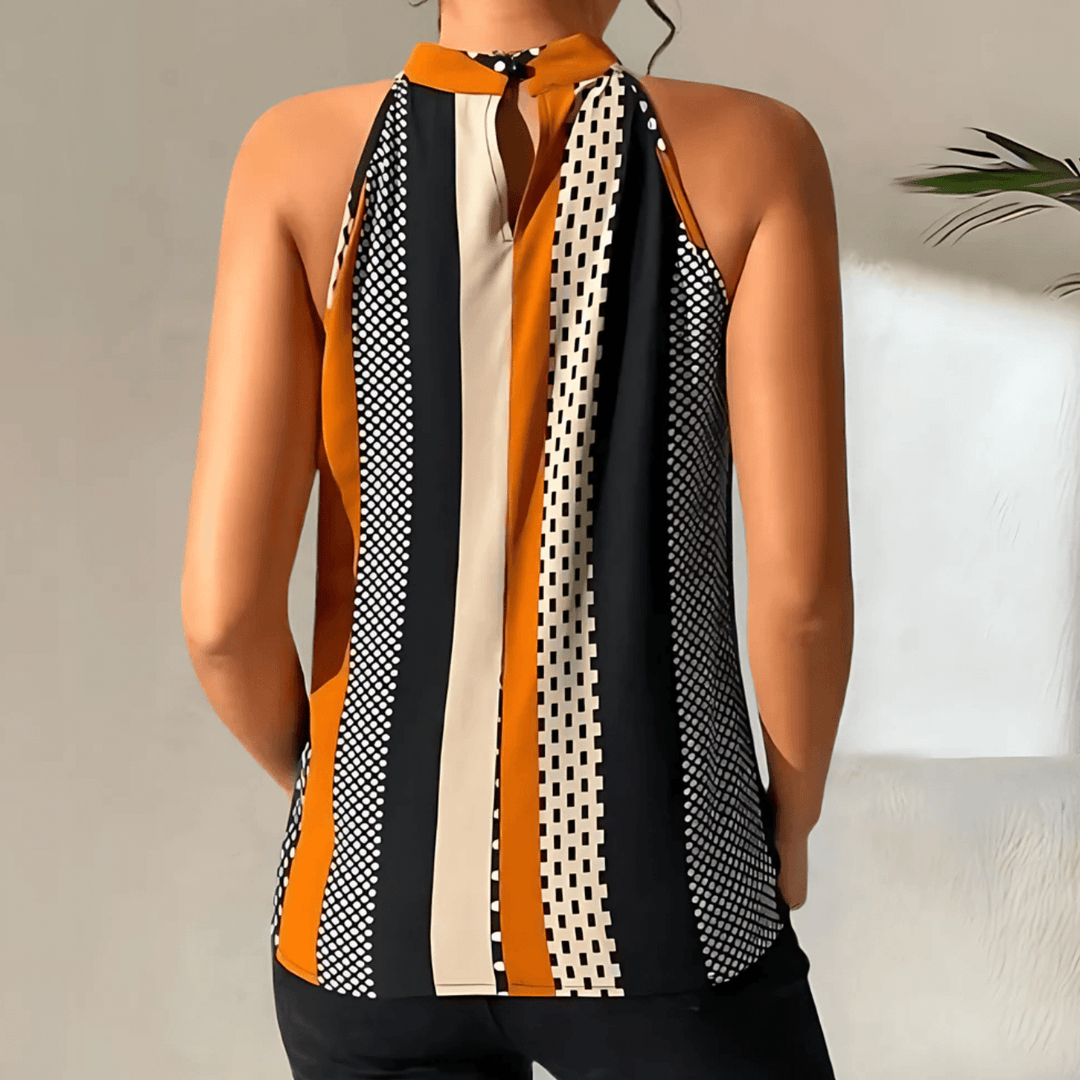 Women's Polka Dot Summer Blouse: Stylish & Breathable Top