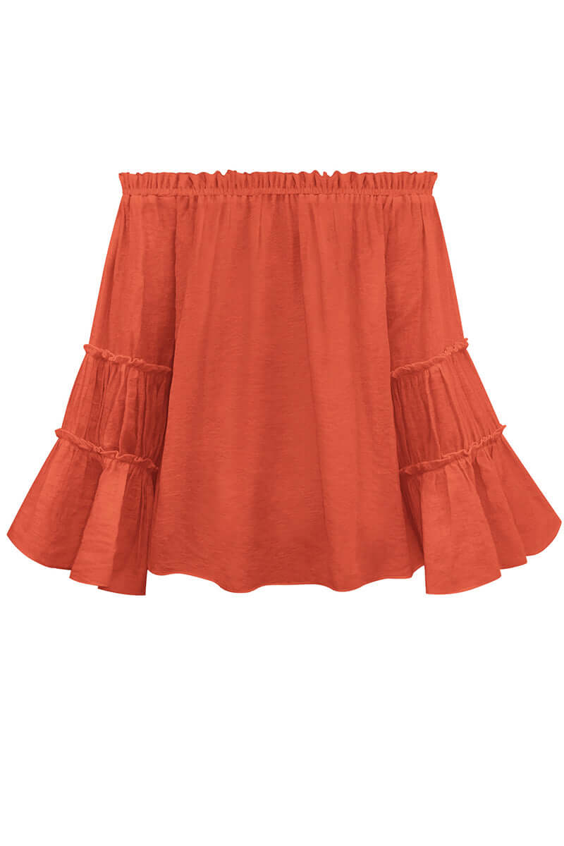 Women's Off-Shoulder Folded Top: Elegant &amp; Versatile