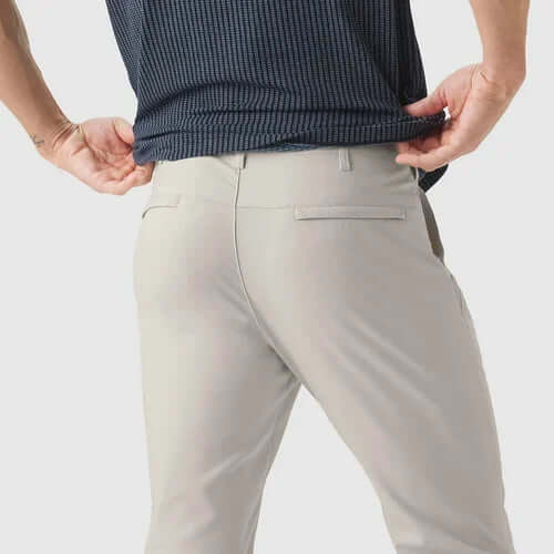 Men's Dirt-Repellent Casual Trousers: Slim Fit Outdoor Pants