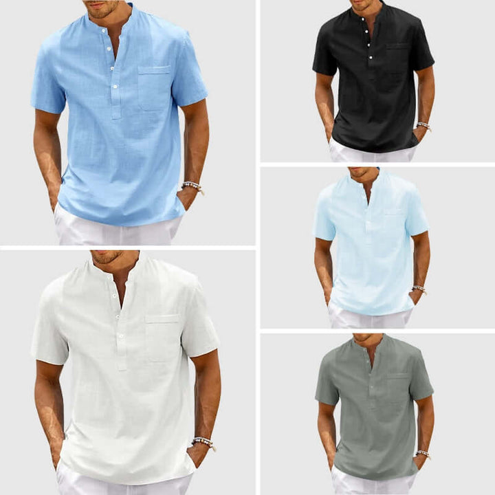 Men's Relaxed Fit Summer Beach Shirt