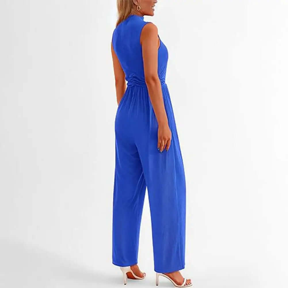 Elegant Women's Wide-Leg Formal Jumpsuit