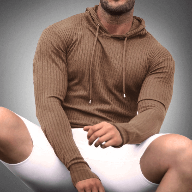 Men's Slim-Fit Knit Sweater: Versatile & Comfortable
