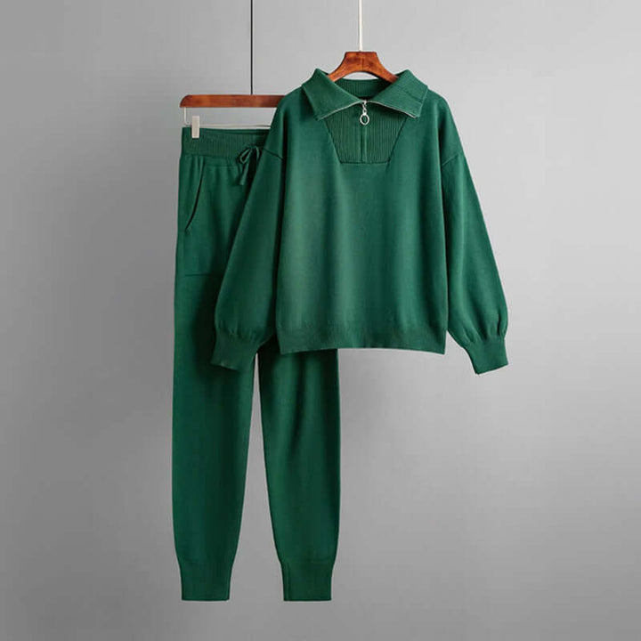 Women's Cozy Knitted Two-Piece Set