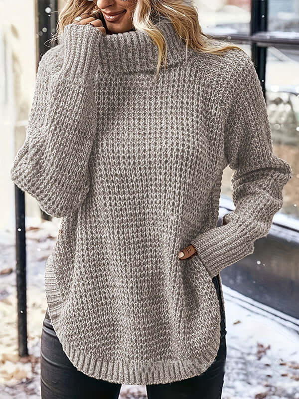 Women's Relaxed-Fit Turtleneck Sweater