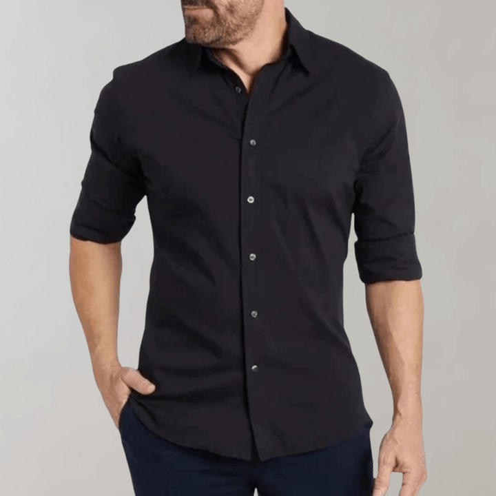 Men's Wrinkle-Free Dress Shirt: Everyday Comfort & Style