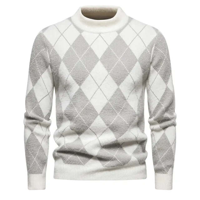 Men's Classic Argyle Knit Sweater