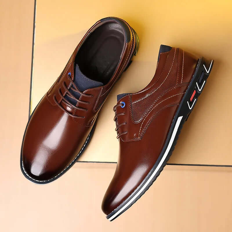 Men's Casual Outdoor Pointed Toe Leather Shoes