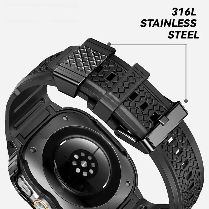 Rugged Stainless Steel Case Retrofit Kit for Samsung Galaxy Watch Ultra