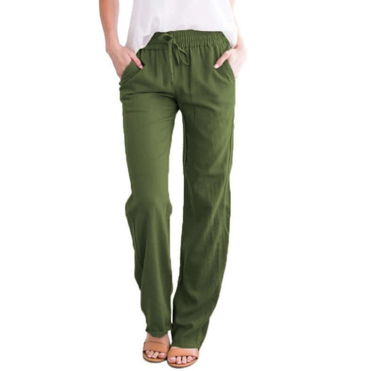 Women's Wide-Leg Drawstring Pants