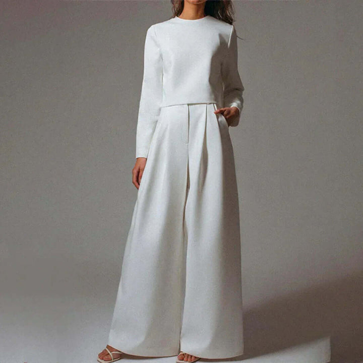 Women's Breathable Two-Piece Palazzo Set